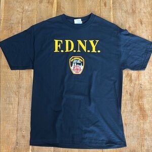 DNY Blue and Yellow Short Sleeve Tee NWOT